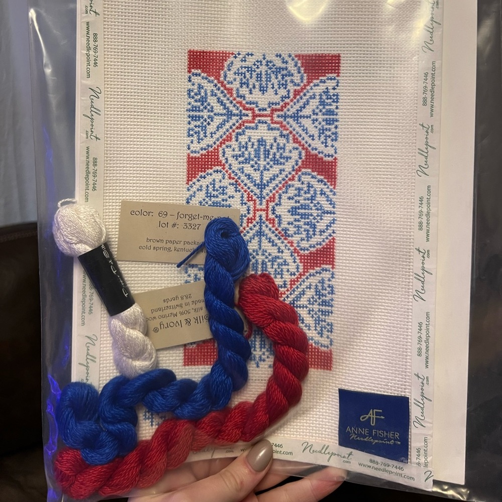 Anne Fisher Needlepoint Eyeglass Case Kit
